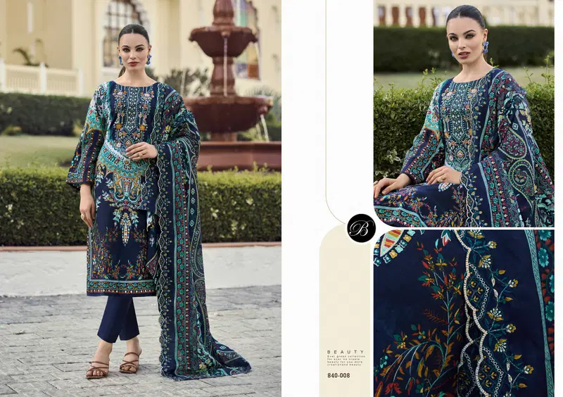 Guzarish Vol 22 By Belliza Cotton Printed Dress Material Exporters In India